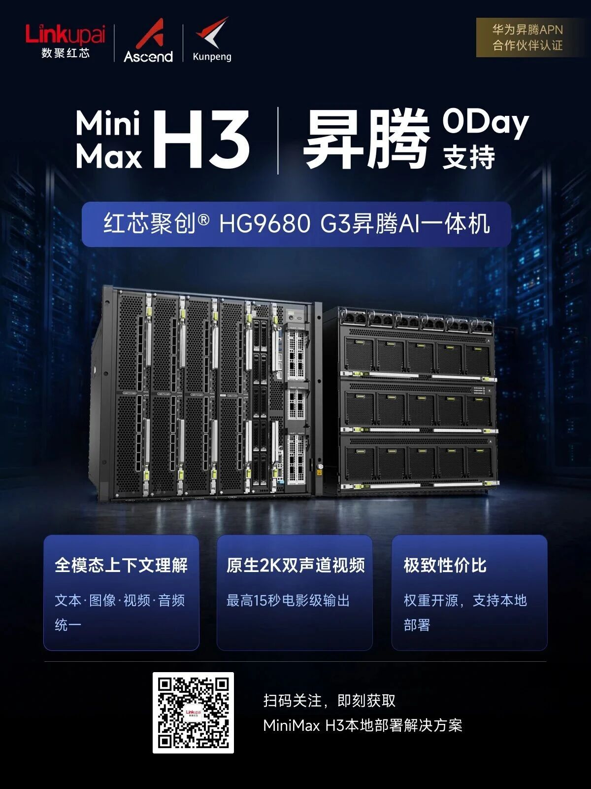 MiniMax H3开源：数聚红芯HG9680 G3超节点首日完成本地部署适配
